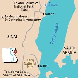 Dahab Map